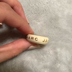 Marc Jacob ring, one size fits all. Cream and gold